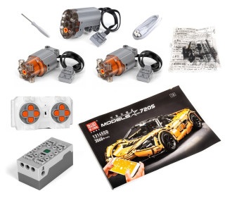 Mould King R/C Dynamic Pack for 13145 Mclaren 720S