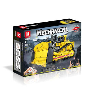 Reobrix 1/24 R/C CAT D11 Bulldozer Building Blocks (1988pcs) - 45cm Long