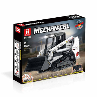 Reobrix R/C Bobcat Track Loader Building Blocks (1366pcs) - 35cm Long 