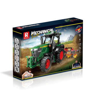 Reobrix R/C John Deere Tractor Building Blocks (1828pcs) - 48cm Long