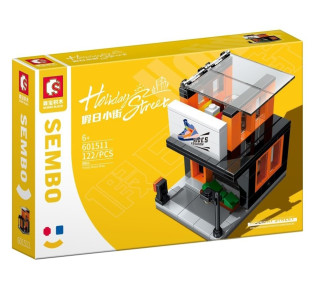 Sembo Block Street View Series - Shoe Store  - 122 pieces (9cm Tall)
