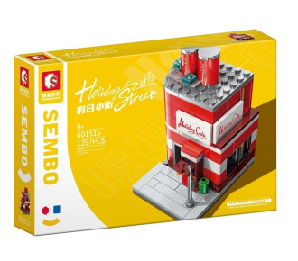 Sembo Block Street View Series - Coca-Cola Store  - 129 pieces (10cm Tall)