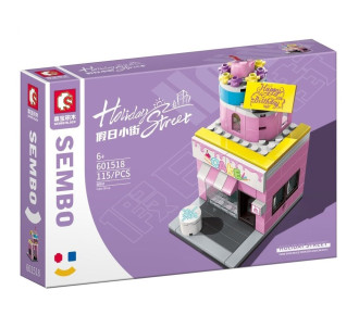 Sembo Block Street View Series - Cake Store  - 115 pieces (12cm Tall)