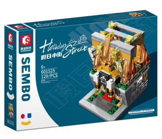 Sembo Block Street View Series - Fragrance Store  - 129 pieces (10cm Tall)