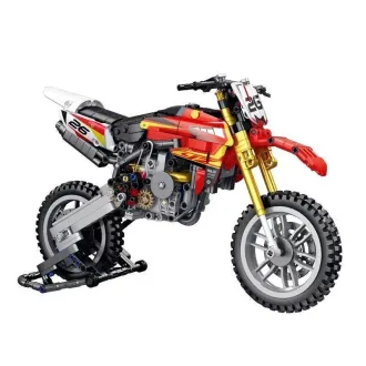 Panlos 1/8 Yamaha YZ450 Motorcycle Building Blocks (735pcs) - 46cm Long