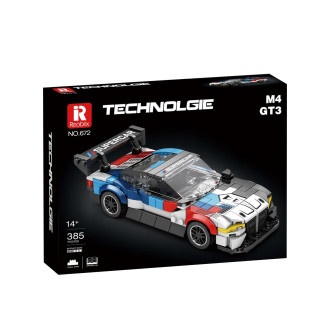 Reobrix 1/24 BMW M4 GT3 - 385pcs (18cm Long)