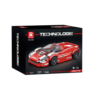 Reobrix 1/24 Porsche 917 Car Building Blocks (355pcs) - 16cm Long