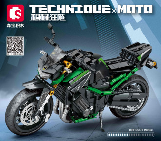 Sembo Tech 1/7 Scale Kawasaki Z900 - 872 pieces (31cm long)