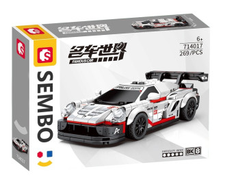 Sembo Porsche 911 RSR - 269 Pieces (15.8cm Long)
