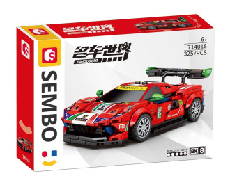 Sembo Ferrari 488 GTE - 325 Pieces (15.8cm Long)