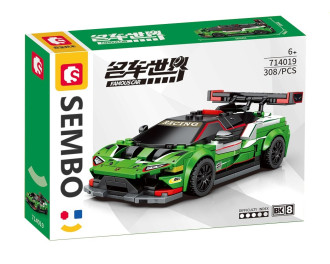 Sembo Lamborghini Huracan GT3 - 308 Pieces (16.1cm Long)