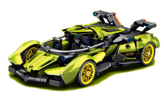 Sembo Tech 1/18 Scale Lamborghini GT with LED stand - 883 pcs(30cm Long)