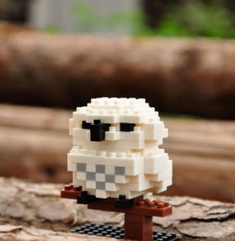 Wisehawk Owl - 99 Pieces (4cm Tall)
