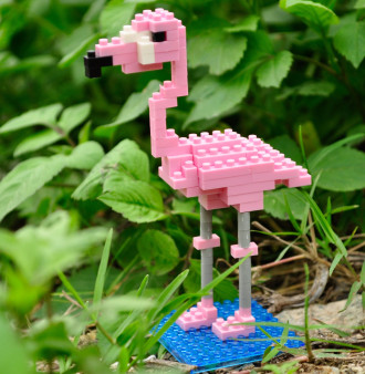 Wisehawk Flamingo - 90 Pieces (11.5cm Tall)