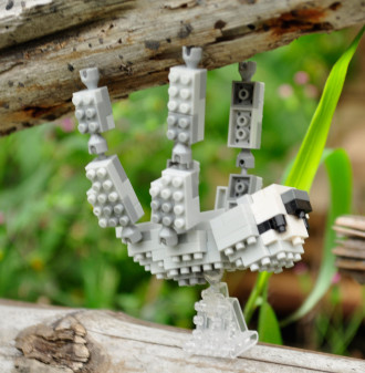 Wisehawk Sloth - 120 Pieces (9cm Tall)