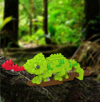 Wisehawk Chameleon - 116 Pieces (5.1cm Long)
