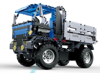 CaDA Tech Remote Control Dump Truck - 638-Piece - 35cm Long