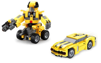 CaDA Tech Hornet Robot 2in1 - Pull Back - 267-Piece - 8cm Long