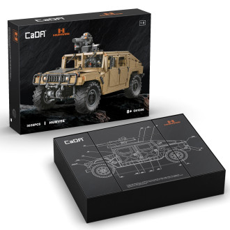 CaDA 1/8 HUMVEE Off-Road Vehicle - 3939 Pieces (52.6cm Long)