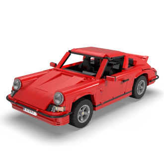 CaDA Tech Classic Sports Car - 1/12 Porsche 911 - 1429-Piece - 32cm Long