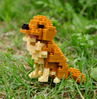 Wisehawk Golden Retriever - 145 Pieces (9cm Long)