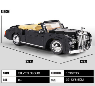 Mould King 1/16 Scale 1964 Rolls-Royce Sliver Cloud - 1096 Pcs - 32cm long