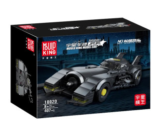 Mould King Famous Cars 1989 Batmobile - 407 Pieces - 21cm long