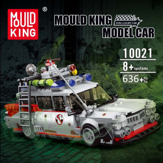 Mould King Famous Cars 1984 Ghostbusters Ecto-1 - 636 Pieces - 23cm long