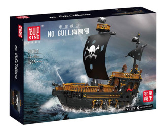 Mould King Dying Gull Pirate Ship - 1288 Pieces - 43cm long