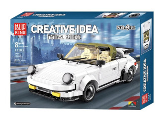 Mould King 1/14 Scale Porsche 911 Turbo Targa 1980 - 882 Pieces - 31cm long