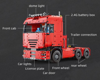 Mould King Tech 1/8 Scale R/C Truck - 4825 Pieces - 60cm long