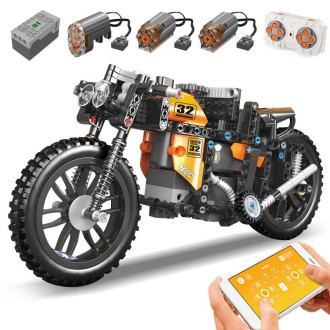 Mould King Tech R/C Racing Motorcycle - 383 Pieces - 32cm long