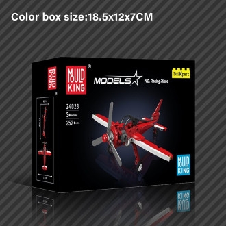 Mould King Tech Mini Racing Plane - 252 Pieces - 31cm Wingspan