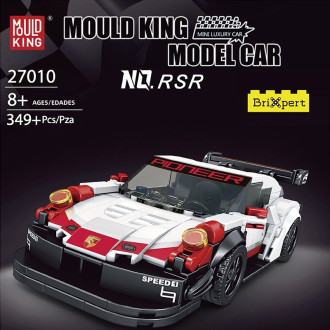 Mould King Famous Cars Porsche 911 RSR - 349 Pieces - 16cm long