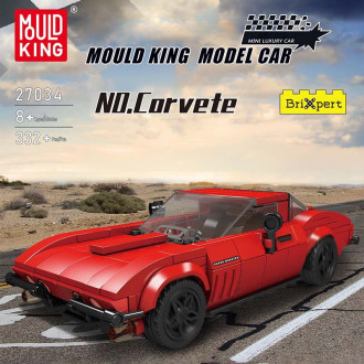 Mould King Famous Cars Chevrolet Corvette - 332 Pieces - 16cm long