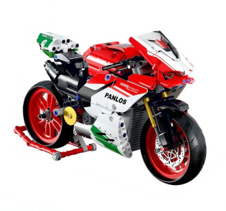 Panlos 1/8 Ducati 1299 Motorcycle Building Blocks (803pcs) - 33cm Long