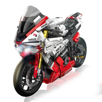 Panlos 1/5 BMW R1 Building Blocks with lights (2347pcs) - 49cm Long