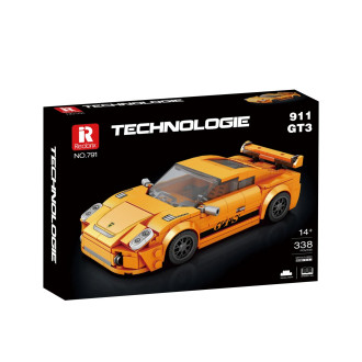 Reobrix 1/24 Porsche 911 GT3 - 338pcs (16cm Long)