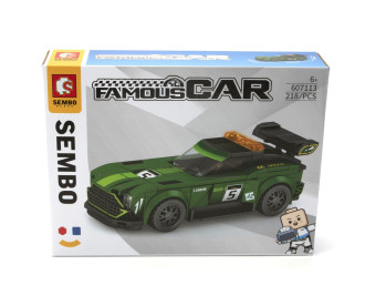 Sembo Famous Cars Aston Martin Vantage F1 Safety Car - 218 pcs (14cm Long)